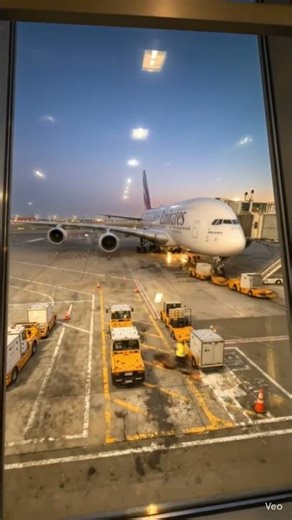 Cinematic A380 Parking That Breaks the Internet #airport #viral #aviation