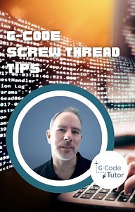 In this video, Marc from GCodeTutor talks about how to program screw threads with G-Code. | Practical Machinist