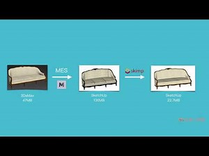 模型转换减面工具MES+Skimp| SketchUp教學 | Layout教學 | 室內設計3D課程 | 建築設計3D課程 | 【优象小课堂第10期】