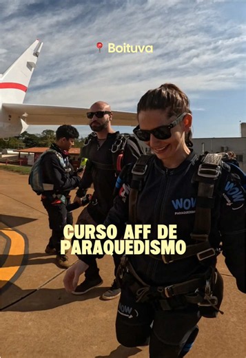 Vou me tornar paraquedista: início do curso AFF em Boituva