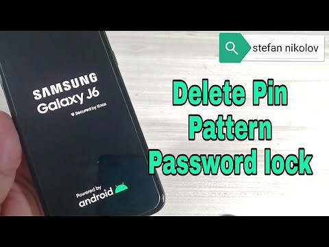 How to Hard Reset Samsung J6 SM-J600F, Delete Pin, Pattern, Password lock.
