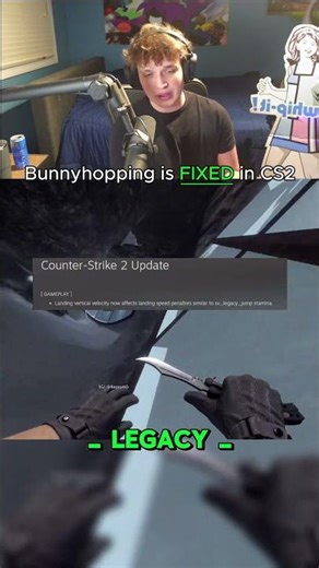 Bunnyhopping is FIXED in CS2 #cs2 #counterstrike #csgo #counterstrike2