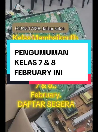Kelas Teknikal Elektronik di Melaka – Pendaftaran Dibuka