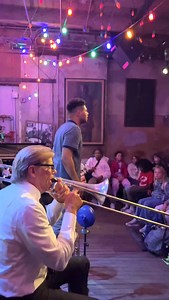 A little "Eh Las Bas" call and response with Aurelien Barnes & Audubon Charter school this morning ⭐️🎵 To support mornings like these, be sure to check out the #passiton campaign at the link in our bio🔗 Stay tuned for #GivingTuesday tomorrow, where we'll be giving you more of an inside look into a day in the life at Preservation Hall Foundation! | Preservation Hall Foundation