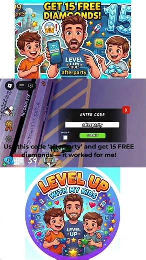 New Players! FREE 15 Diamonds in 99 Nights 💎 (One Time Code) #roblox #gamingwithkids #99nights #free