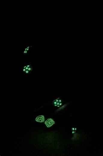 Coraline-Inspired Nail Art: A Magical Glow