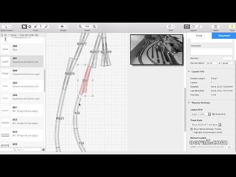 oorail.com | Creating a Model Railway Track Plan with RailModeller Pro