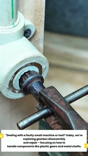 Small Mechanical Gearbox Repair & Disassembly - Educational Guide | TimberCraft Studio"
