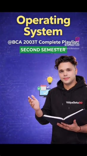 Operating System Complete Playlist 🔥 | BCA 2003T | Semester 2 Full Course 🚀
