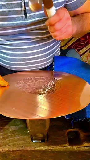 Copper forging process #handmade #arisan #madebyhand #forging #handicrafts