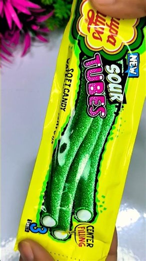 chupa Chups sour tubes Center filling ✨✨#youtubeshorts
