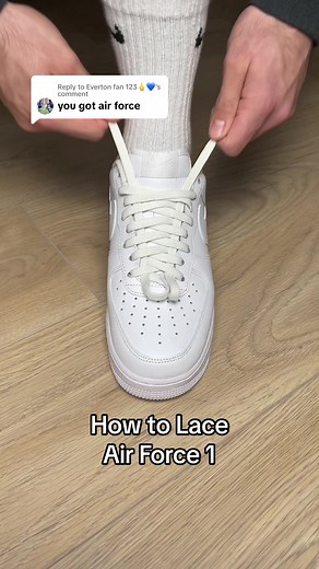 How to Lace Air Force 1