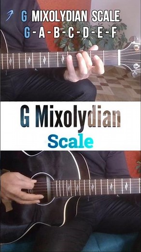 G Mixolydian Scale | Guitar Scales for Beginners | Guitar Theory with Aman Verma #learnguitar