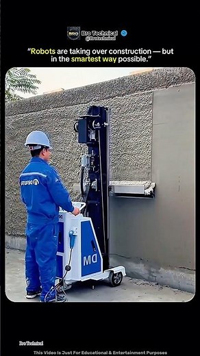 “Meet the Future of Construction: A Robot That Plasters Walls Better Than Humans!”