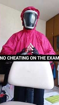 When you try to cheat at the test math Class Exams