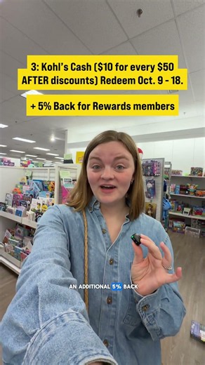Stack 3 discounts at Kohl's Deal Days 🛒 Up to 50% off + 25% off code TAKE25 + Kohl's Cash! #kohls
