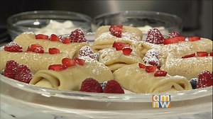 Vegan Cheese Blintzes