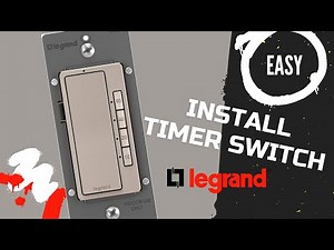 Easy How To Install Legrand or Standard Countdown Timer Switch #homeimprovement #diy