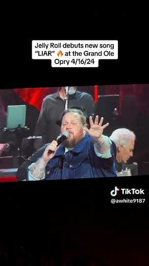 Jelly Roll Premieres New Song 'LIAR' at the Grand Ole Opry