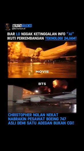 16K views · 39 reactions | Christopher Nolan & Jumbo Jet Beneran di...