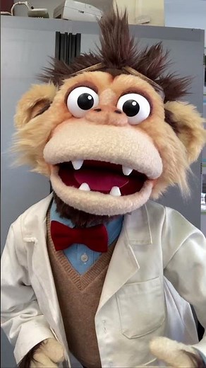 Lab Monkey Puppet #puppets #puppetry #reels #workshop #monkey #lab #scientist