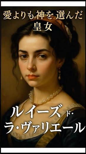 ルイ14世を捨てベルサイユを去った皇女 ルイーズ・ド・ラ・ヴァリエール-