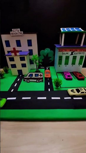 How to make Hospital Model #hospitalmodel #viralshort #shorts school project