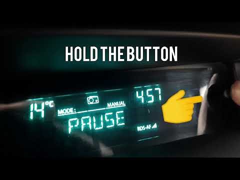 How to change the time in Renault Scenic II 2003-2009