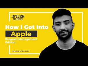 How I Got Into Apple - Program Management Edition + TIPS and betting on yourself!