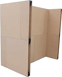 Patented ABS Interlocking Connecting Blocks, Wall Systems are Durable and Sustainable –Your New Wall System Will Assemble in Only 15-30 Minutes! - 81” L x 48” W x 82” H - Made in The USA