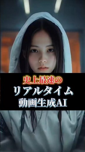 【🚨史上最速のリアルタイム動画生成AIが爆誕！ #生成AI #AI活用 #AIツール #sns