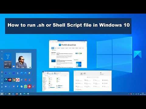 How to run .sh or Shell Script file in Windows 11/10