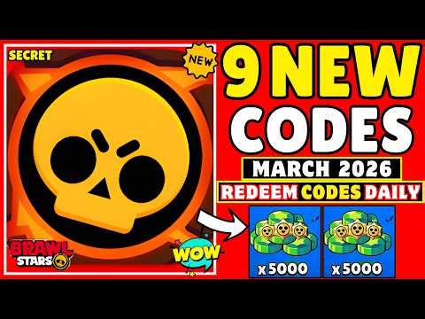 🎁 MARCH UPDATEDCODES 🎁 BRAWL STARS QR CODES 2026 | BRAWL STARS CODES 2026 | BRAWL STARS REDEEM CODES