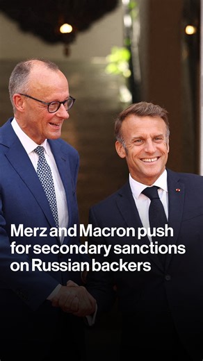 The leaders of France and Germany are calling for additional sanctions to blunt Russia’s war machine bloom.bg/3URPaOw | Bloomberg