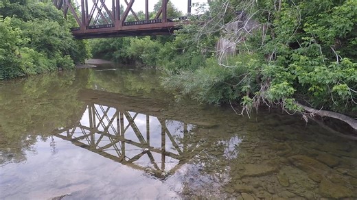 Do you recognize this bridge and river? My brother and I walked across this bridge probably 100 times on our way to buy a couple candy bars at Lawsons - Sam #MountVernonOhio | Knox County Ohio