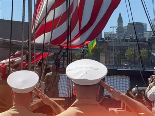 Last Friday, USS CONSTITUTION got underway in Boston Harbor to mark its victory over HMS GUERRIERE in 1812, the battle that earned the ship the name “Old Ironsides.” The crew also honored 250 years of the United States Marine Corp. LT William Sharp Bush, the first Marine Corps officer killed in combat, fell in that very action aboard CONSTITUTION. From cannon fire to colors at the mast, the day linked past to present and saluted the courage, discipline, and teamwork that still define American se