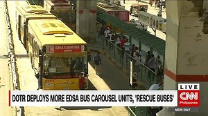 4.9K views · 50 reactions | The Department of Transportation is looking for ways to decongest bus stops as commuters flock to the EDSA Carousel to avail themselves of free rides. These include possibly allowing even more people aboard public transport. Melissa Lopez tell us more about the DOTr’s plans www.cnn.ph | NewsWatch Plus Philippines | Facebook