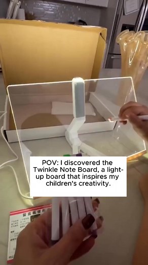 Discover the Twinkle Note Board, an innovative LED writing board that boosts kids' creativity, learning, and screen-free fun. It's reusable, eco-friendly, and perfect for the home or classroom. It makes every message shine! | TwinkleCapy | Facebook