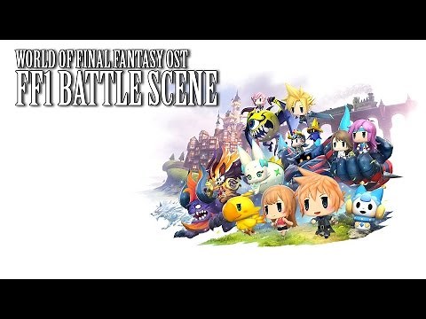 World of Final Fantasy OST FF1 Battle Scene ( Warrior of Light Summon )