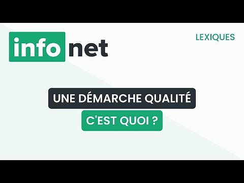 Une démarche qualité, c'est quoi ? (définition, aide, lexique, tuto, explication)