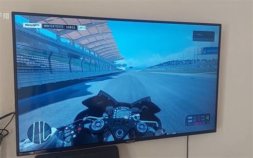 NS 超真实 大排摩托 竞速 《摩托MOTO GP19》 主机模式体验 很棒！