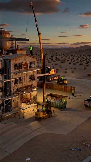 Abandoned Desert Factory Transformed Into Modern Industrial Plant