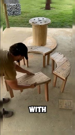 From Cable Spool to Stunning DIY Furniture! 😲
