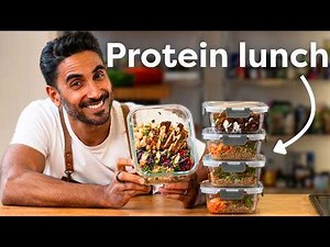 3 high-protein lunches I eat every week (prep ahead, gut-friendly)