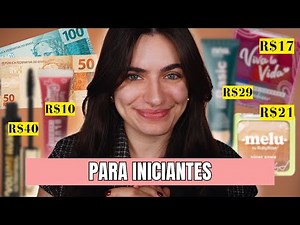 KIT DE MAQUIAGEM INICIANTE ATÉ R$150 🤑