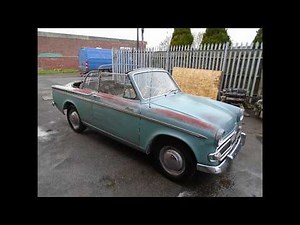 HILLMAN MINX CONVERTIBLE 1960 FOR SALE
