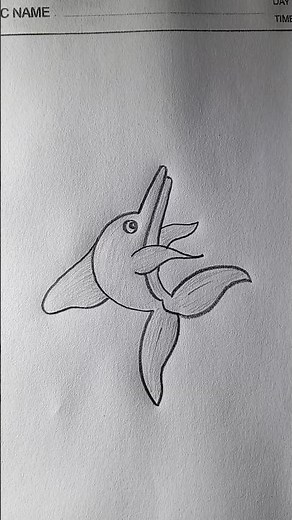 Easy and Simple Fish Drawing Techniques Using Letter C #shorts #drawing #fish