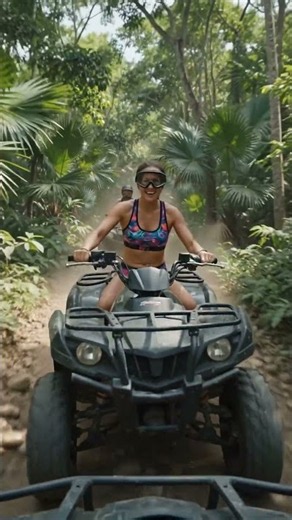 🏍️ Epic ATV Jungle Adventure | Women Conquer Extreme Off-Road Trails 🌿🔥