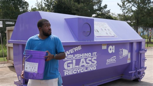 1K views · 17 reactions | James City County offers Glass-only Recycling to citizens through drop-off. All types and colors of glass bottles and jars may be dropped in the purple bins located at the County’s Convenience Centers. To learn more about Glass-only Recycling visit jamescitycountyva.gov/3853/Glass-only-Recycling | James City County | Facebook