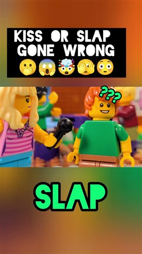 Kiss or Slap Gone Violent #lego #comedy #animation #shorts